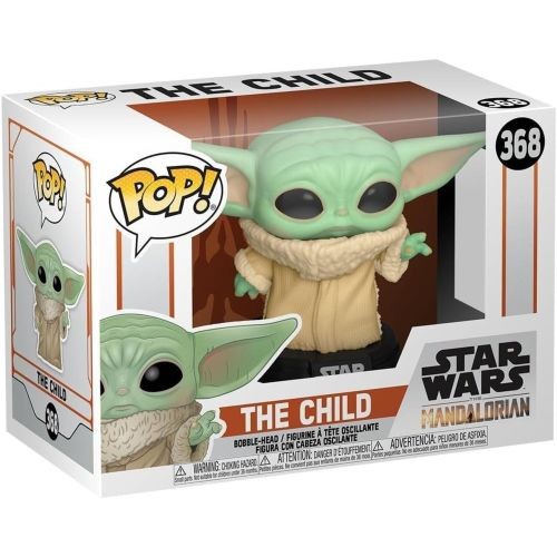 Funko Unisex Beige Statuetta Da Collezione In Vinile Star Wars The Mandalorian Pop! Tv The Child - Immagine 3