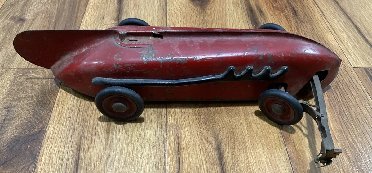 *TEILE* Vintage 1920er Kingston Kokomo Red Arrow 15" Tether Race Elektroauto