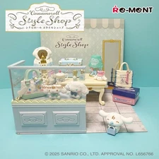 Re-Ment Miniatures Sanrio Cinnamoroll Style Shop Box Set