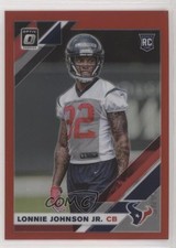 2019 Panini Donruss Optic Rookies Red Prizm 21/99 Lonnie Johnson Jr #126 3hk