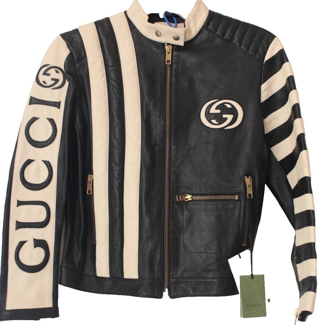 Gucci Leather Outer Shell Black Coats, Jackets & Vests for Women