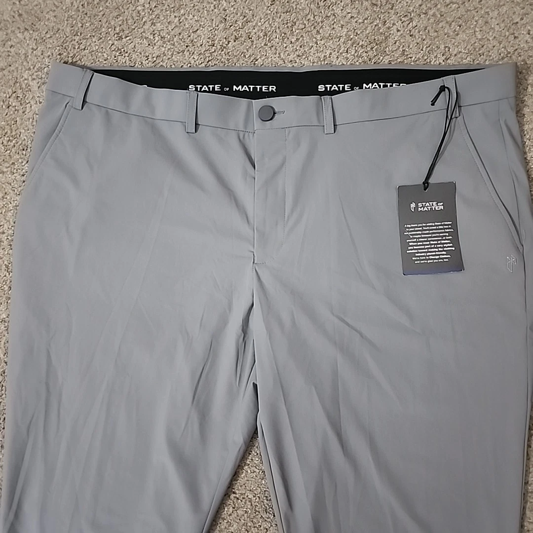State of Matter Men Dress Pants Performance fabric 42w x 32L (Tag Size 40x32) Q2