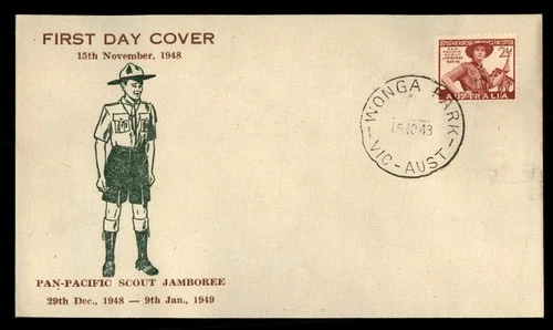 Mayfairstamps Australia FDC 1948 boy scouts jamboree First Day Cover aax_17095