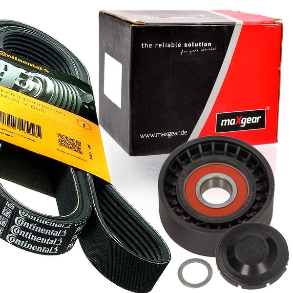 Continental Ctam 6PK1836 Keilrippenriemen + Rolle FüR BMW E81 E87 E90 E91 E92-image