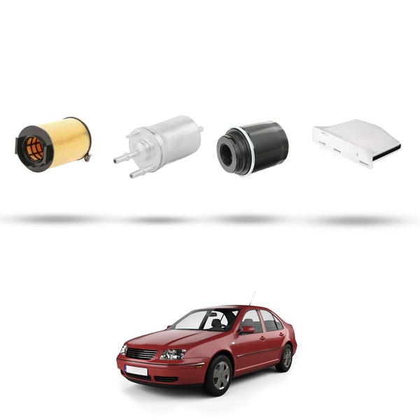 Hoffcar Set Service - 4 Filter FüR VW Jetta IV (162) 1.4 TSI 90Kw Von 2011-image