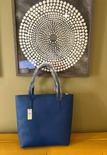 Talbots Womens Royal Blue  Medium Sized Tote,...