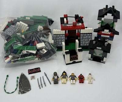 Lego System 6093 Flying Ninjas Fortress Incomplete As Is With 5 Minifigures