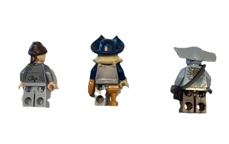 LEGO Pirates of the Caribbean, Bootstrap Bill, Davy Jones, Maccus Minifigures - Image 3 of 3