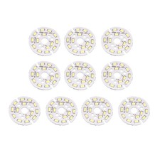 10pcs Pure White Aluminum Chip Surface Mounted Devices