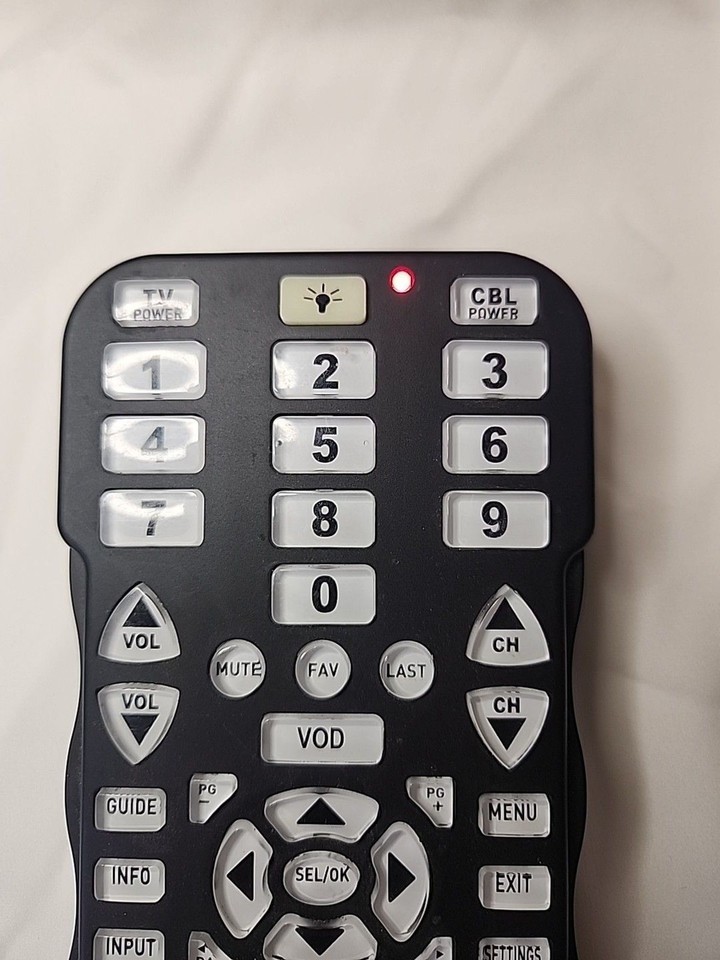 Window Control Device COX RT-SR50 Cable TV Large Button Multi Device Remote Control Battery ...