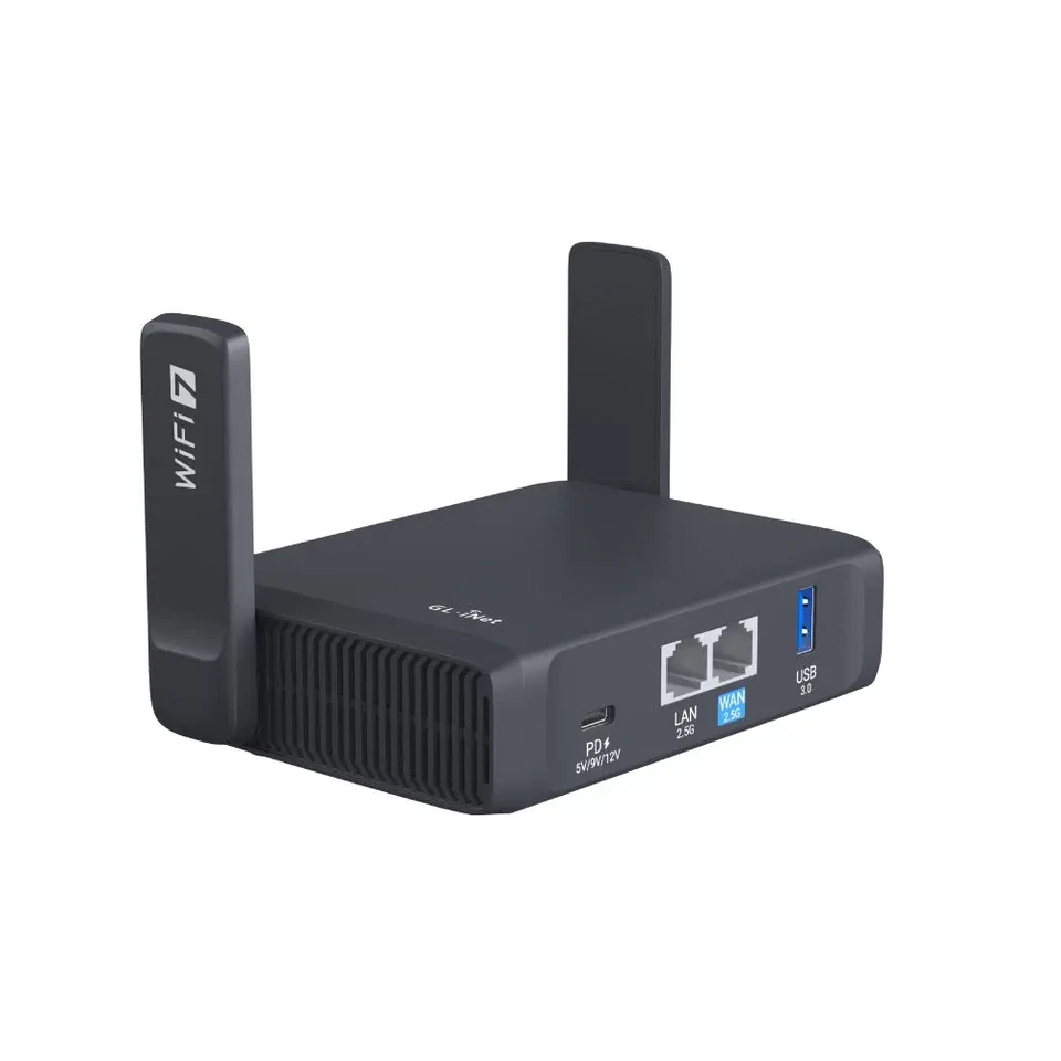 GL.iNet GL-BE3600 Slate 7 WiFi 7 Router Touch Screen 2.5G Ports VPN Gaming - Image 2 of 4