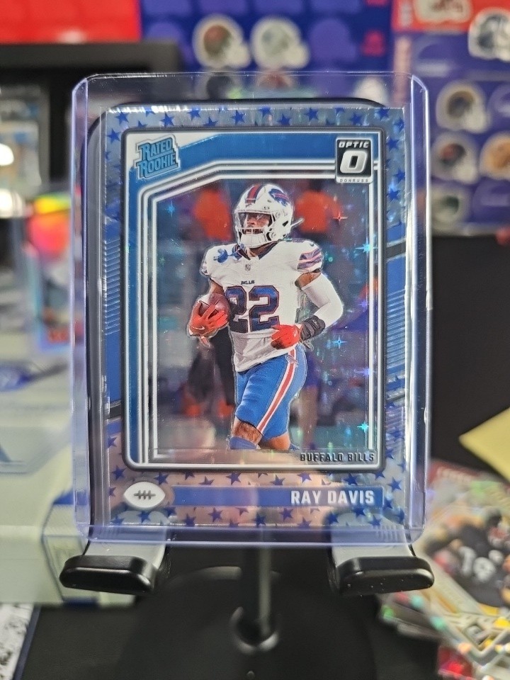 2024 Panini Donruss Optic - Rated Rookie Ray Davis #283 Stars Prizm (RC)