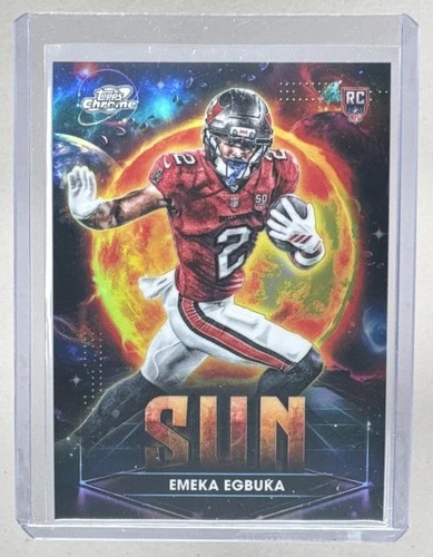 2025 Topps Cosmic Chrome Emeka Egbuka Sun (RAW)