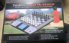Neu im Karton sprechender Schachprofessor PowerBrain Lehrstimmsystem 8 Spiele!