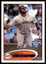 Pablo Sandoval 2012 Topps Update #US182 Giants MLB READ FREE SHIP AutographDen