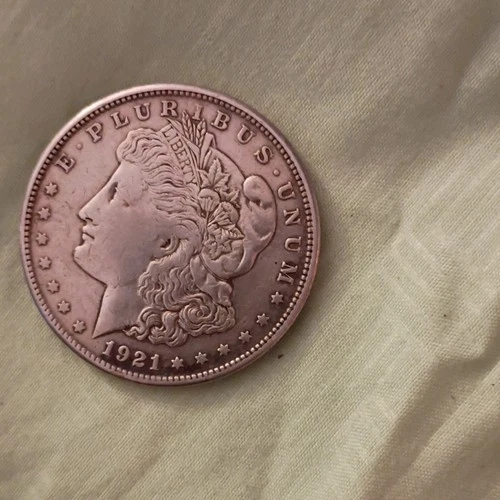 1921 Morgan Silver Dollar $1 Coin - 0.9 Fine Silver - Uncertified US Collectible