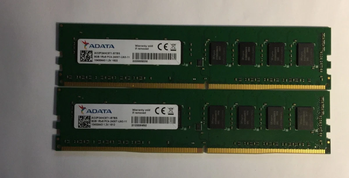 ADATA PC4-19200 (DDR4-2400) Bus Speed Computer RAM 16 GB Total