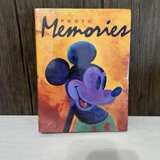 Vintage 90s Disney Mickey Mouse Photo Memories Album Binder Scrapbook Paper Co