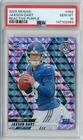 2025 Panini Mosaic Jaxson Dart REACTIVE PURPLE PRIZM Rookie #362 PSA 10 GIANTS