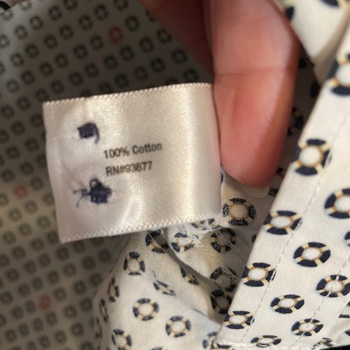 Baker by Ted Baker London Boy's Shirt Life Preservers Print Nautical White 12 - Picture 4 of 6