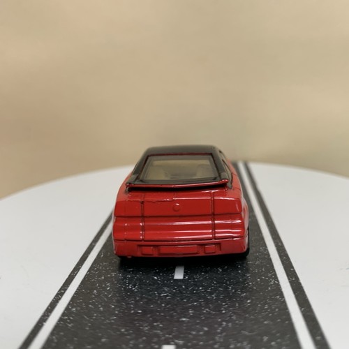 1990 Matchbox Superfast MB 15 Alfa Romeo SZ Red/Black Roof w/Tan Interior 1:64 - Picture 3 of 13