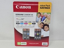 Genuine Canon PGI-225 Black/CLI-226 Cyan/Magenta/Yellow/Black Ink Value 5-Pack