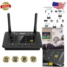 Audiophile Bluetooth 5.3 Transmitter Receiver aptX HD Low Latency DAC