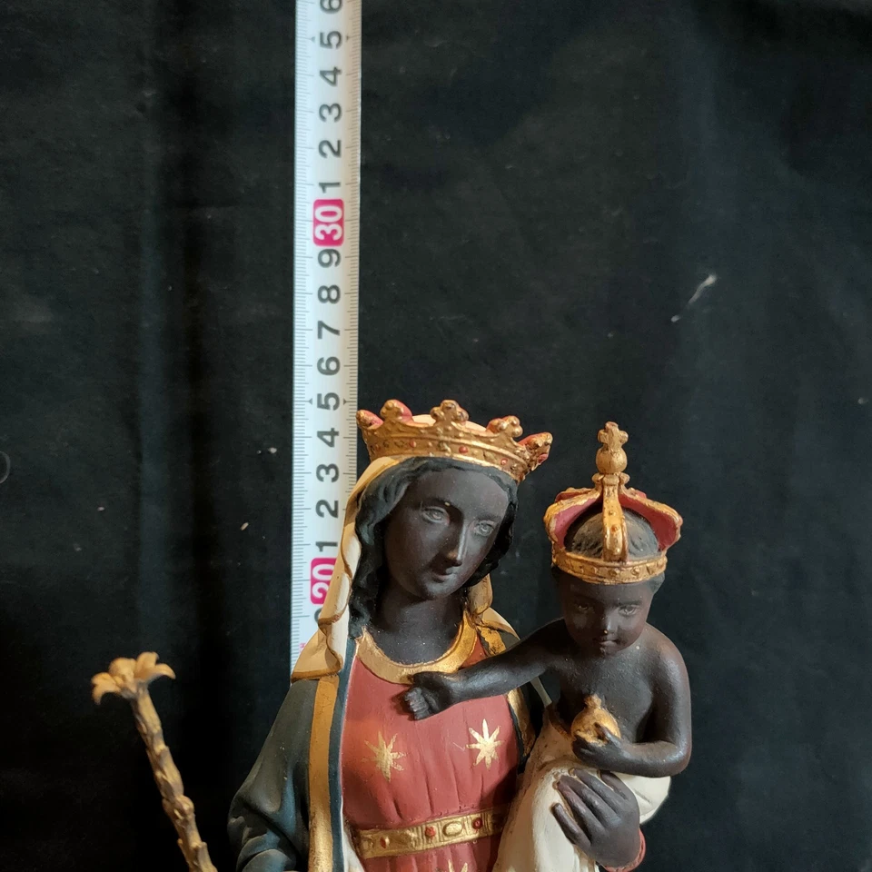 - Vierge NOIRE à l'Enfant Notre Dame de bonnes délivrance XVIII - XIX ème - Photo 3/4