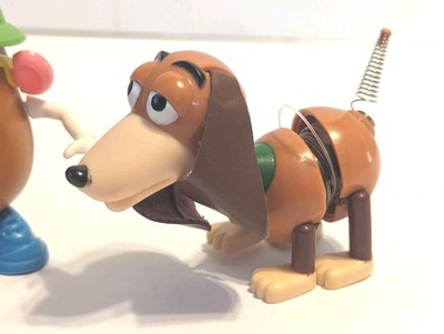 Disney Toy Story Slinky Dog & Mr Potato Head Keychain Figure 1995