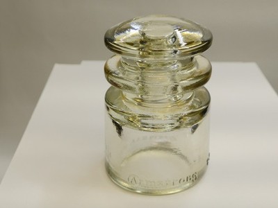 Armstrong T.S. Glass Insulator, 3-3/4 x 2-5/8'' dia.