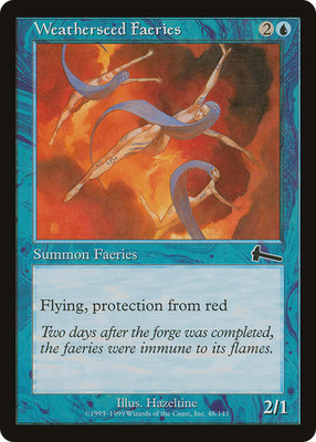 Weatherseed Faeries #48 (LP) Urza's Legacy ULG Magic MTG