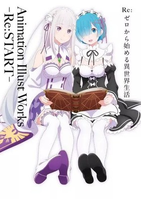 Anime Mook Anime/Manga Books Re:Re:ZERO Animation Illust Works -Re:START-