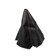 Car Shift Boot Cover Universal Gear Shift Knob Boot Dust Cover PVC PU Black