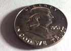 1961 Franklin Silver Half Dollar Coin