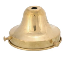 B&P Lamp® 3 1/4" Fitter, Fixture Shade Holder, Polished & Lacq. Brass