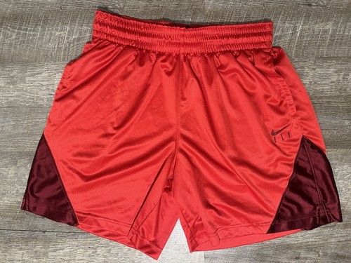 Nike Basketball Kids Money Dazzle Shorts Silky Shiney Red Youth Medium