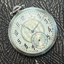 Antique Vintage Waltham Colonial Pocket Watch 14K Gold Filled 17J - NOT Running