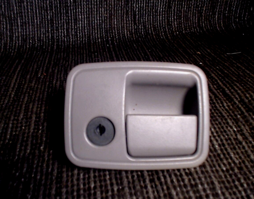 1989 Buick Century Glove Box Lock Gray with Key & Hardware - Picture 3 of 8