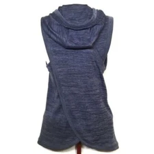 ACTIVE LIFE ATHLEISURE VEST NAVY HEATHER MEDIUM EUC