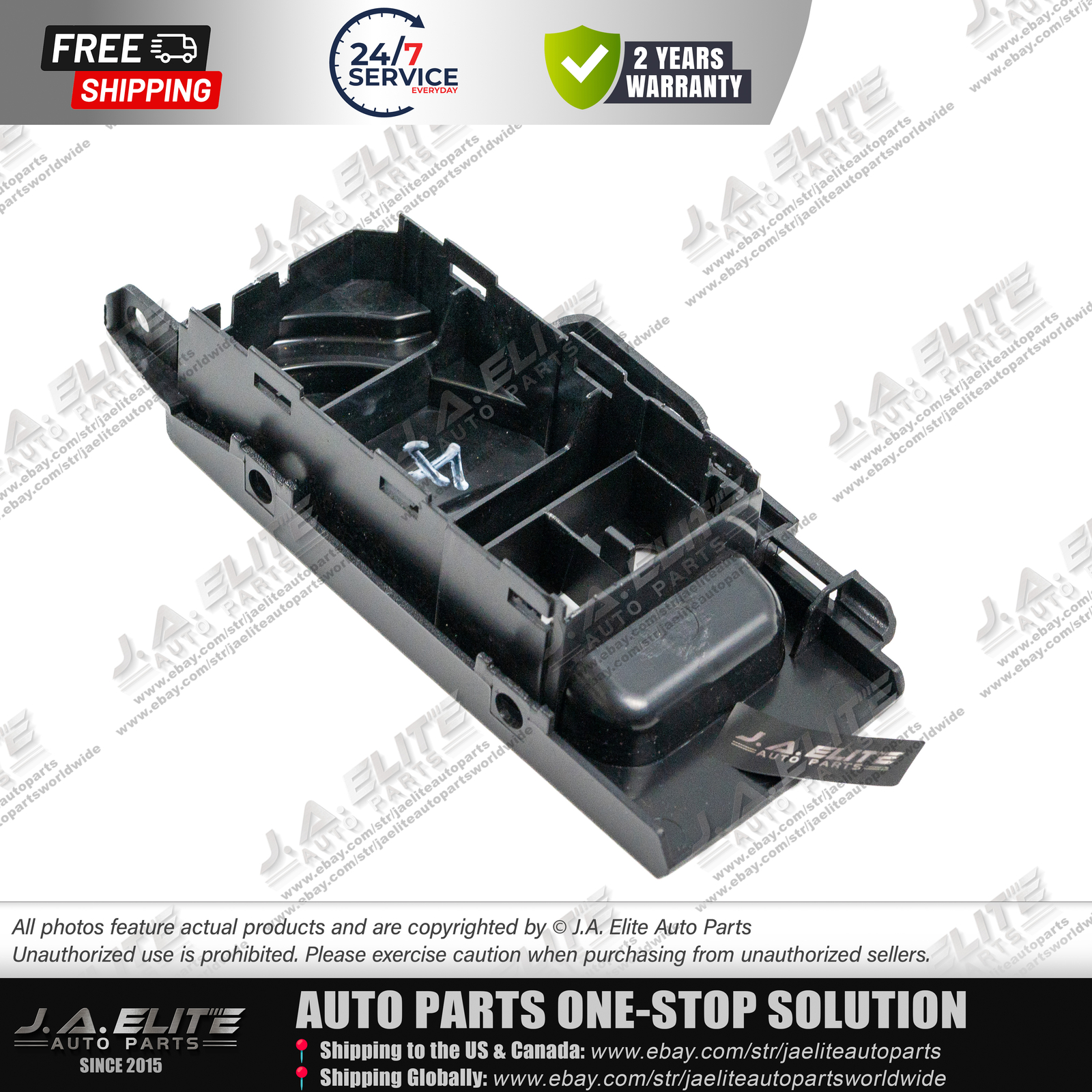 Left Door Window Switch Panel for Maserati GranTurismo (LEFT HAND DRIVE) 293425