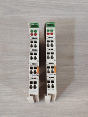 LOT 2 PCS WAGO 750-466 2-CHANNEL 4-20mA SINGLE-ENDED TERMINAL