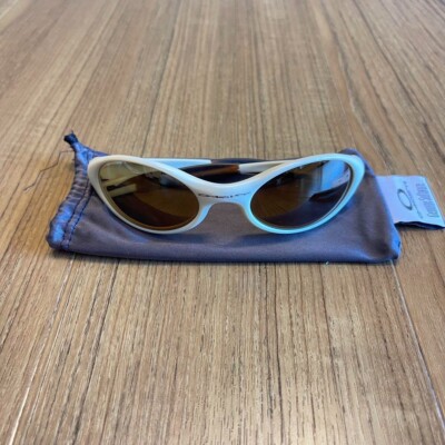 Oakley Eye Jacket White Sunglasses Made in USA Rare Oakley Eye Jacket White Sunglasses Made in USA Rare