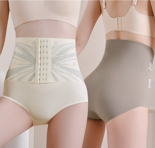 Women High waist Briefs Abdomen Shaper Tummy control Seamless Underpants 10031 - Picture 4 of 29