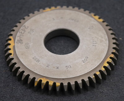 PWS Scheibenschneidrad m= 2mm EGW 20° Z= 50 BP III Ø105x11xØ1 1/4'' gebraucht