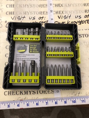 NEW RYOBI 48 PC DRIVING KIT WITH MODULAR CASE
