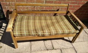 Vintage 1970's sofa sofa bed extendable | eBay