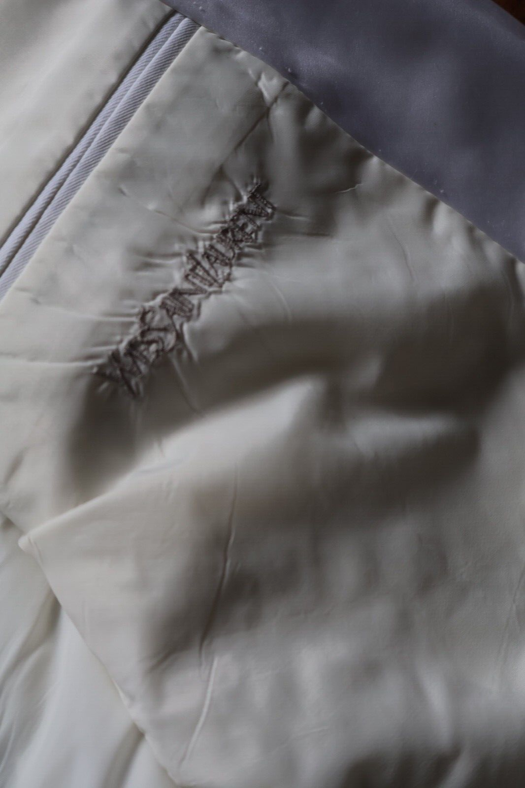 Giacca da pranzo smoking bianca Yves Saint Laurent blazer formale 46L YSL Saint