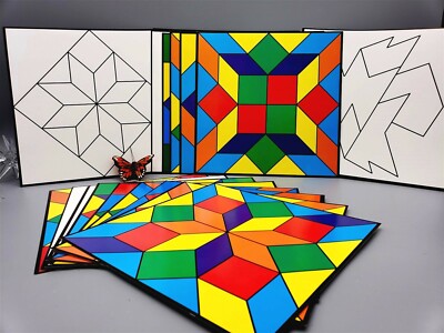 Wooden Parquertry Blocks Learning Resources Educational