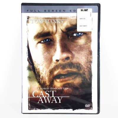 Cast Away (DVD, 2000, Full Screen) Brand New !      Tom Hanks    Helen Hunt