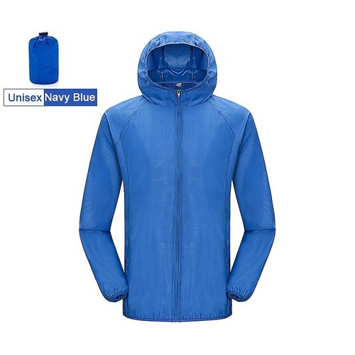 Unisex Hiking Jacket Waterproof Quick Dry Rain Coat Outdoor Anti UV Clothes - Picture 11 of 33